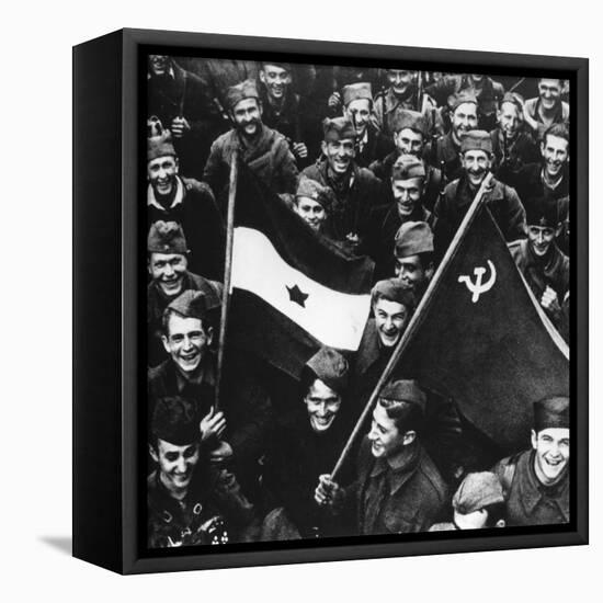 Liberation of Belgrade, October 1944-null-Framed Stretched Canvas