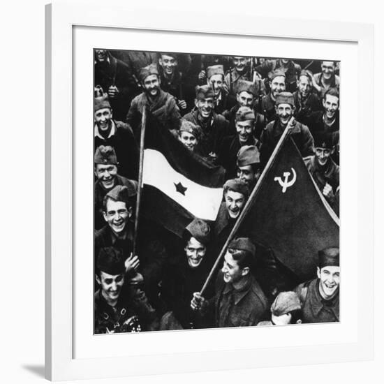 Liberation of Belgrade, October 1944-null-Framed Giclee Print