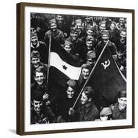 Liberation of Belgrade, October 1944-null-Framed Giclee Print