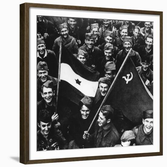 Liberation of Belgrade, October 1944-null-Framed Giclee Print