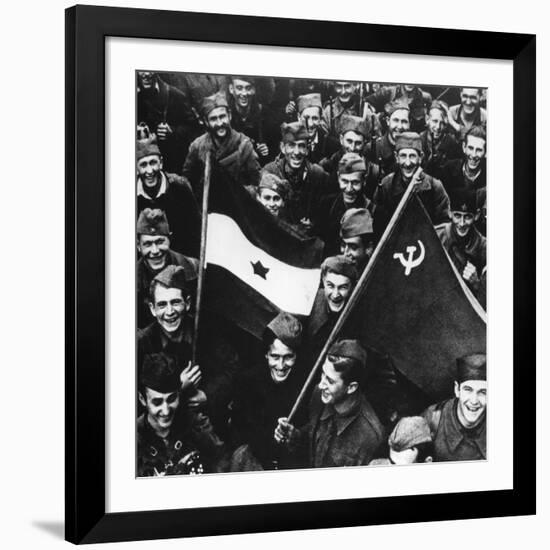 Liberation of Belgrade, October 1944-null-Framed Giclee Print