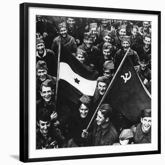 Liberation of Belgrade, October 1944-null-Framed Giclee Print