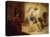 Liberation of St Peter from Prison-Pieter de Hooch-Stretched Canvas