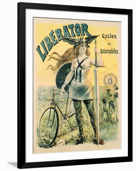 Liberator Cycles and Automobiles Poster-null-Framed Giclee Print