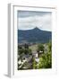 Liberec, town view with the 'Jeschken' (mountain)-Klaus-Gerhard Dumrath-Framed Photographic Print