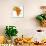 Liberia on Actual Map of Africa-michal812-Framed Premium Giclee Print displayed on a wall