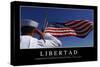 Libertad. Cita Inspiradora Y Póster Motivacional-null-Stretched Canvas