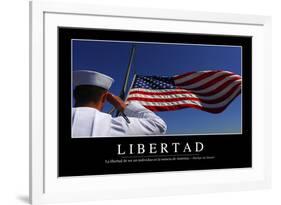 Libertad. Cita Inspiradora Y Póster Motivacional-null-Framed Photographic Print