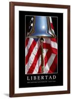 Libertad. Cita Inspiradora Y Póster Motivacional-null-Framed Photographic Print