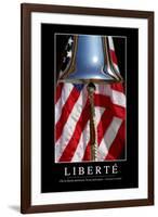 Liberté: Citation Et Affiche D'Inspiration Et Motivation-null-Framed Photographic Print