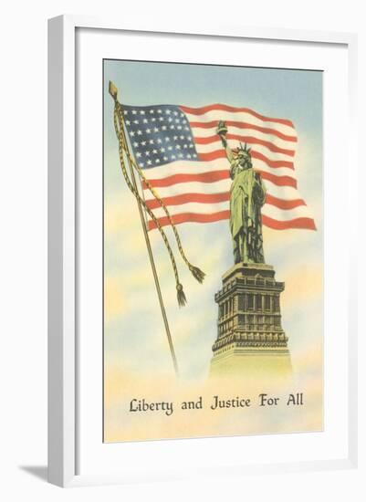 Liberty and Justice for All-null-Framed Art Print