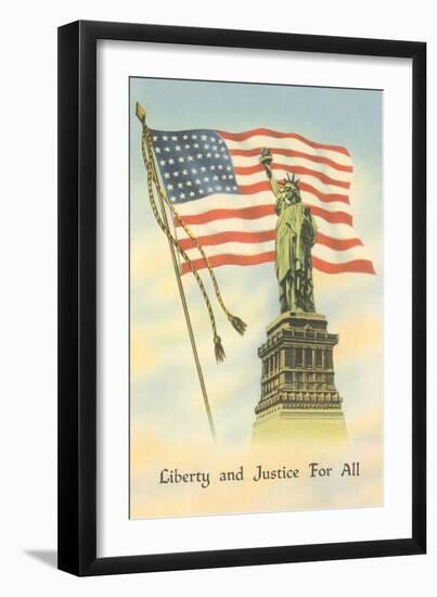 Liberty and Justice for All-null-Framed Art Print