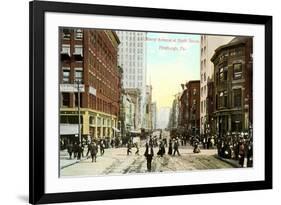 Liberty Avenue, Pittsburgh-null-Framed Art Print