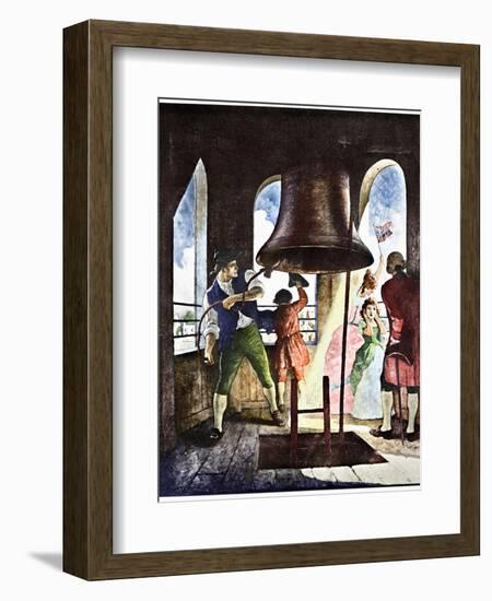 Liberty Bell, 1776-Newell Convers Wyeth-Framed Giclee Print