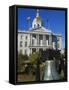 Liberty Bell at the State Capitol, Concord, New Hampshire, New England, USA-Richard Cummins-Framed Stretched Canvas