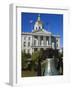 Liberty Bell at the State Capitol, Concord, New Hampshire, New England, USA-Richard Cummins-Framed Photographic Print