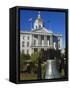 Liberty Bell at the State Capitol, Concord, New Hampshire, New England, USA-Richard Cummins-Framed Stretched Canvas