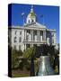 Liberty Bell at the State Capitol, Concord, New Hampshire, New England, USA-Richard Cummins-Stretched Canvas