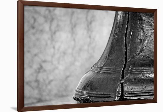 Liberty Bell Closeup-null-Framed Photo