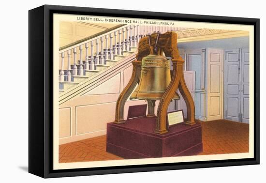 Liberty Bell, Independence Hall, Philadelphia, Pennsylvania-null-Framed Stretched Canvas