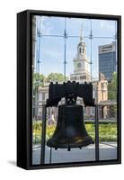 Liberty Bell, Independence National Historical Park, Pennsylvania, USA-Jim Engelbrecht-Framed Stretched Canvas