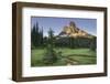 Liberty Bell Mountain reflected in State Creek, Washington Pass. North Cascades, Washington State-Alan Majchrowicz-Framed Photographic Print