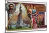 Liberty Brand Cigar Box Label, View of the Statue of Liberty-Lantern Press-Mounted Art Print