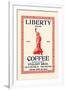 Liberty Brand Coffee-null-Framed Art Print