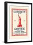 Liberty Brand Coffee-null-Framed Art Print