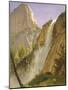 Liberty Cap, Yosemite Valley, 1873 (Oil on Paper Laid down on Board)-Albert Bierstadt-Mounted Giclee Print