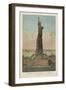 Liberty Enlightening the World, New York Harbor-null-Framed Art Print