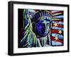 Liberty for Prints 001 - Touched Neon-Rock Demarco-Framed Giclee Print