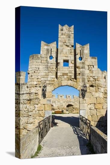 Liberty Gate, the Medieval Old Town of the City of Rhodes, Rhodes-Michael Runkel-Stretched Canvas