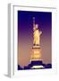 Liberty Island by Night - Statue of Liberty - Manhattan - New York City - United States-Philippe Hugonnard-Framed Photographic Print