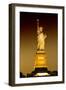 Liberty Island by Night - Statue of Liberty - Manhattan - New York City - United States-Philippe Hugonnard-Framed Premium Photographic Print