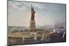 Liberty Island, New York Harbor, 1883-Fred Pansing-Mounted Giclee Print