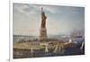 Liberty Island, New York Harbor, 1883-Fred Pansing-Framed Giclee Print