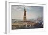 Liberty Island, New York Harbor, 1883-Fred Pansing-Framed Premium Giclee Print