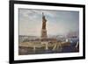 Liberty Island, New York Harbor, 1883-Fred Pansing-Framed Giclee Print