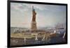 Liberty Island, New York Harbor-Fred Pansing-Framed Giclee Print