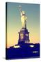 Liberty Island - Statue of Liberty - Sunset - Manhattan - New York City - United States-Philippe Hugonnard-Stretched Canvas