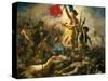 Liberty Leading the People, 1830-Eugene Delacroix-Stretched Canvas