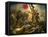 Liberty Leading the People, 1830-Eugene Delacroix-Framed Stretched Canvas