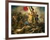 Liberty Leading the People, 1830-Eugene Delacroix-Framed Giclee Print