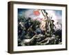 Liberty Leading the People, 1830-Eugene Delacroix-Framed Giclee Print