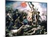 Liberty Leading the People, 1830-Eugene Delacroix-Mounted Giclee Print