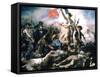 Liberty Leading the People, 1830-Eugene Delacroix-Framed Stretched Canvas