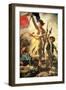 Liberty Leading the People, 28 July 1830 (Detail)-Eugene Delacroix-Framed Giclee Print