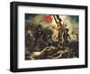 Liberty Leading the People, 28 July 1830-Eugene Delacroix-Framed Premium Giclee Print