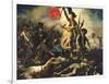 Liberty Leading the People, 28 July 1830-Eugene Delacroix-Framed Giclee Print
